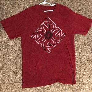 A red Zoo York shirt